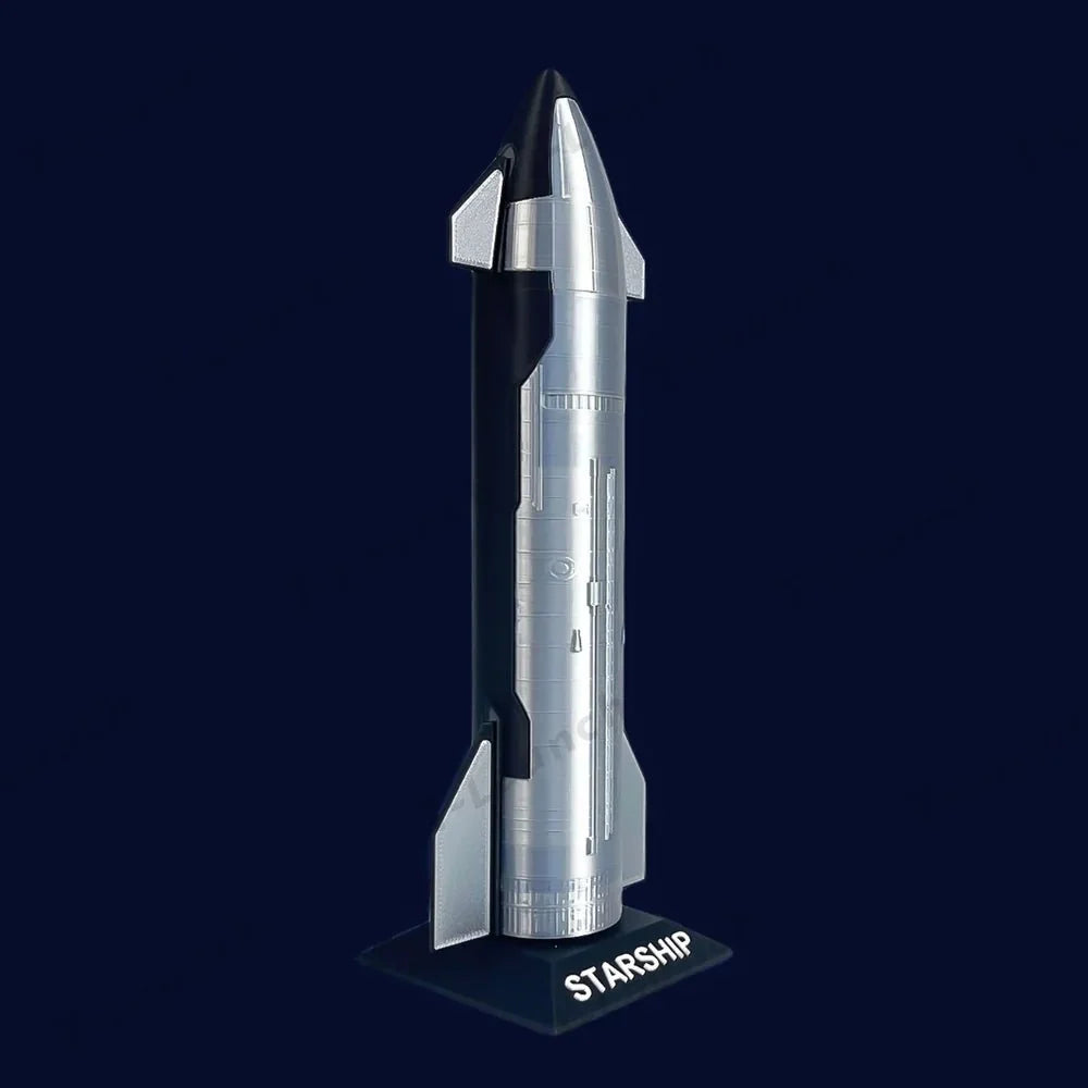 Handcrafted SpaceX Starship B7 Rocket Model Ready-to-Display Collectible