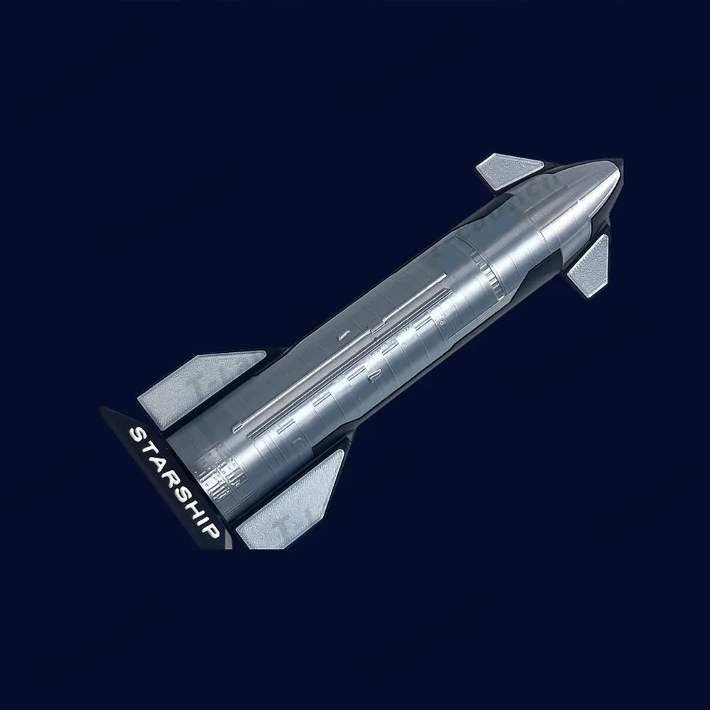 Handcrafted SpaceX Starship B7 Rocket Model Ready-to-Display Collectible