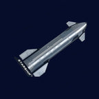 Handcrafted SpaceX Starship B7 Rocket Model Ready-to-Display Collectible