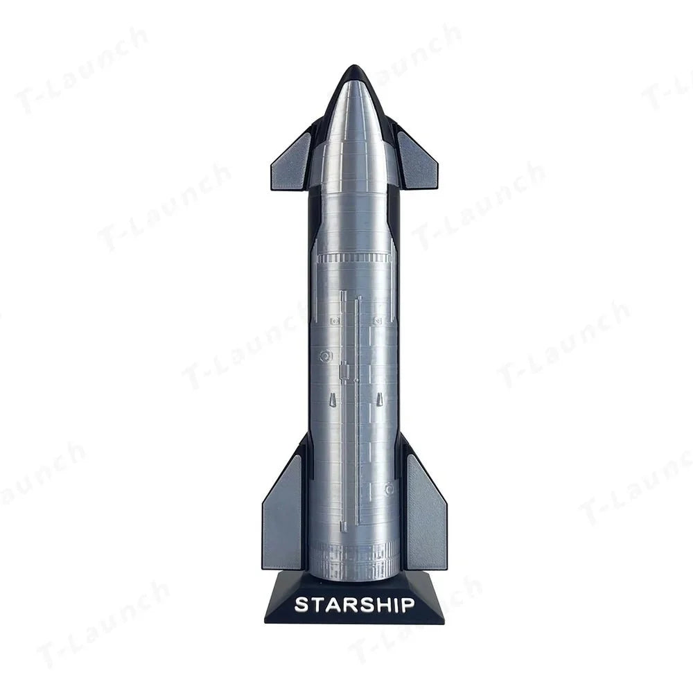 Handcrafted SpaceX Starship B7 Rocket Model Ready-to-Display Collectible