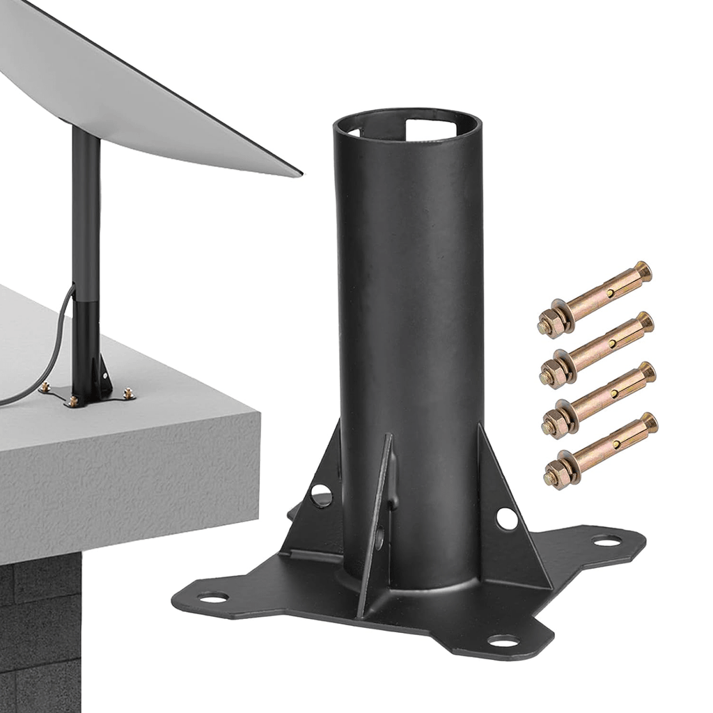 Heavy-Duty Carbon Steel Roof Mount for Starlink Gen 2 Dish