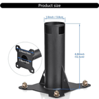 Heavy-Duty Carbon Steel Roof Mount for Starlink Gen 2 Dish