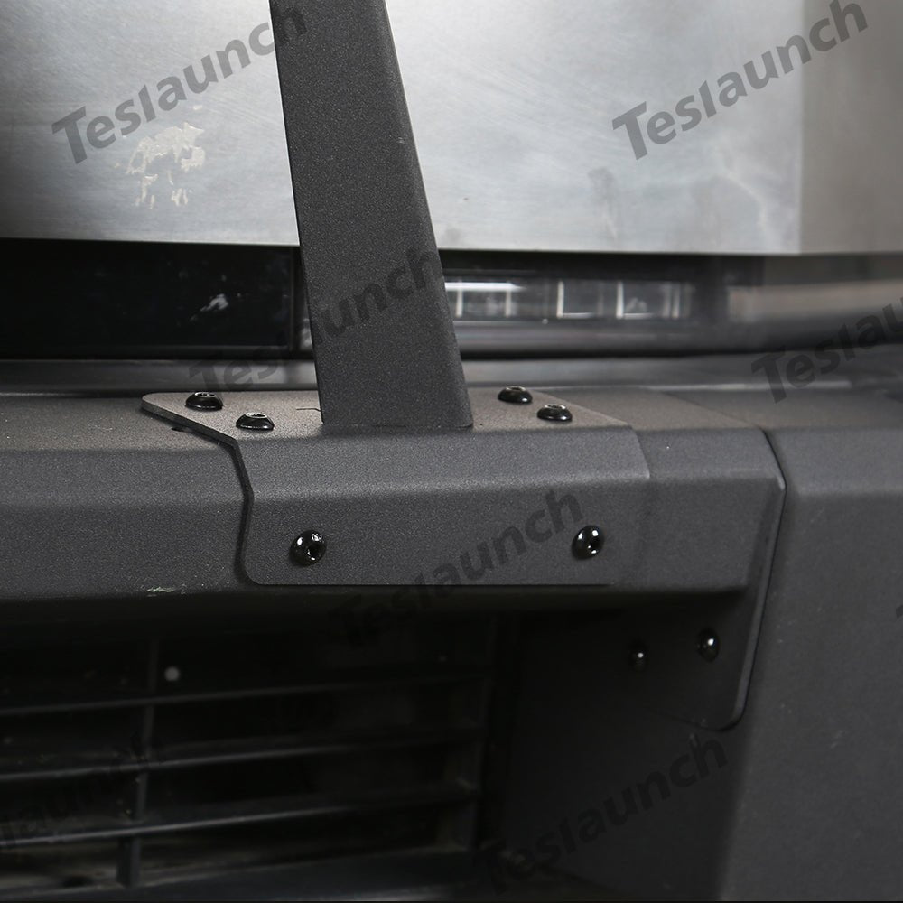 Heavy Duty Front Bumper with License Plate Frame for Tesla Cybertruck