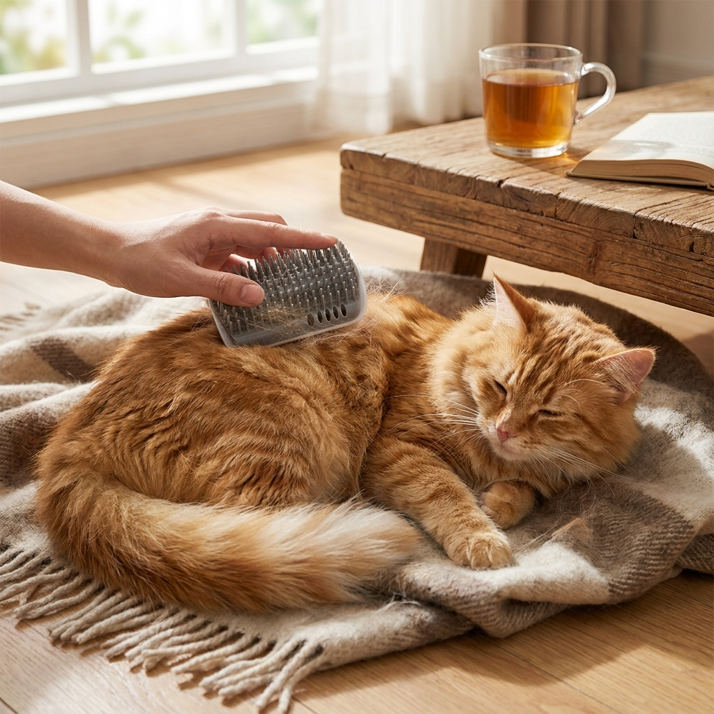 Massage Cat Grooming Brush