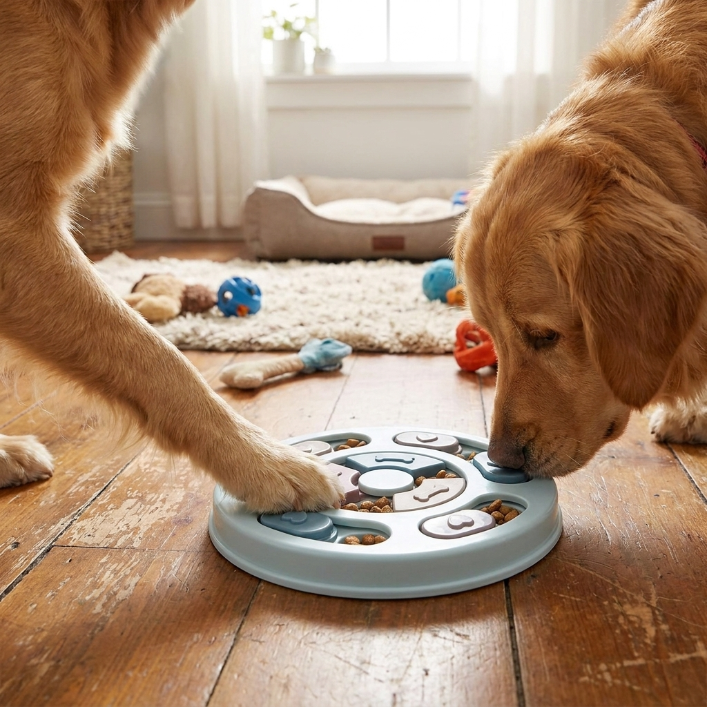 Slow Feeder Puzzle Bowl