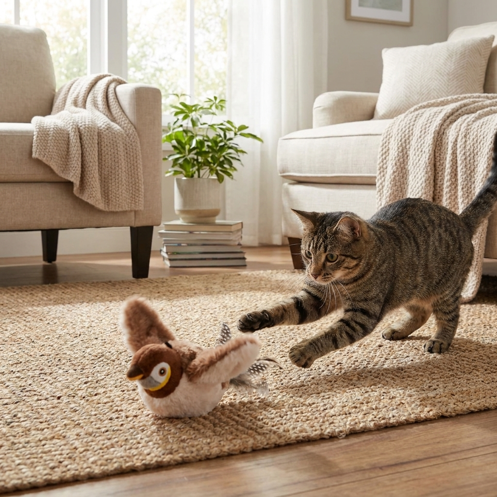 Chirping Bird Cat Toy