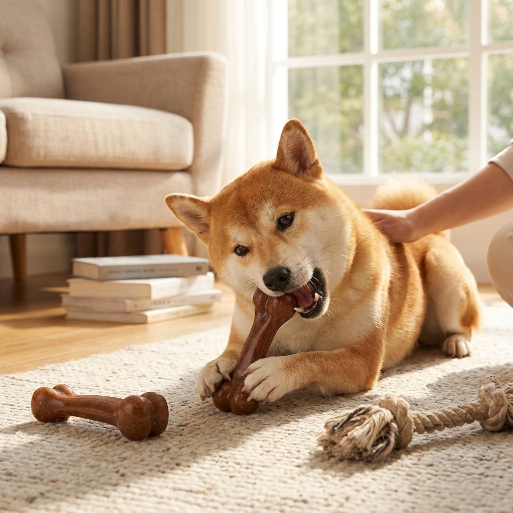 Durable Dog Bone Chew Toy