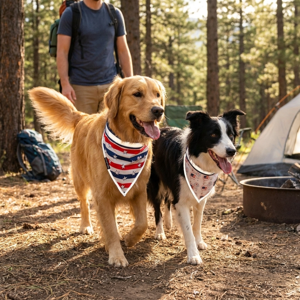 Reflective Pet Bandana 2-Pack, Medium