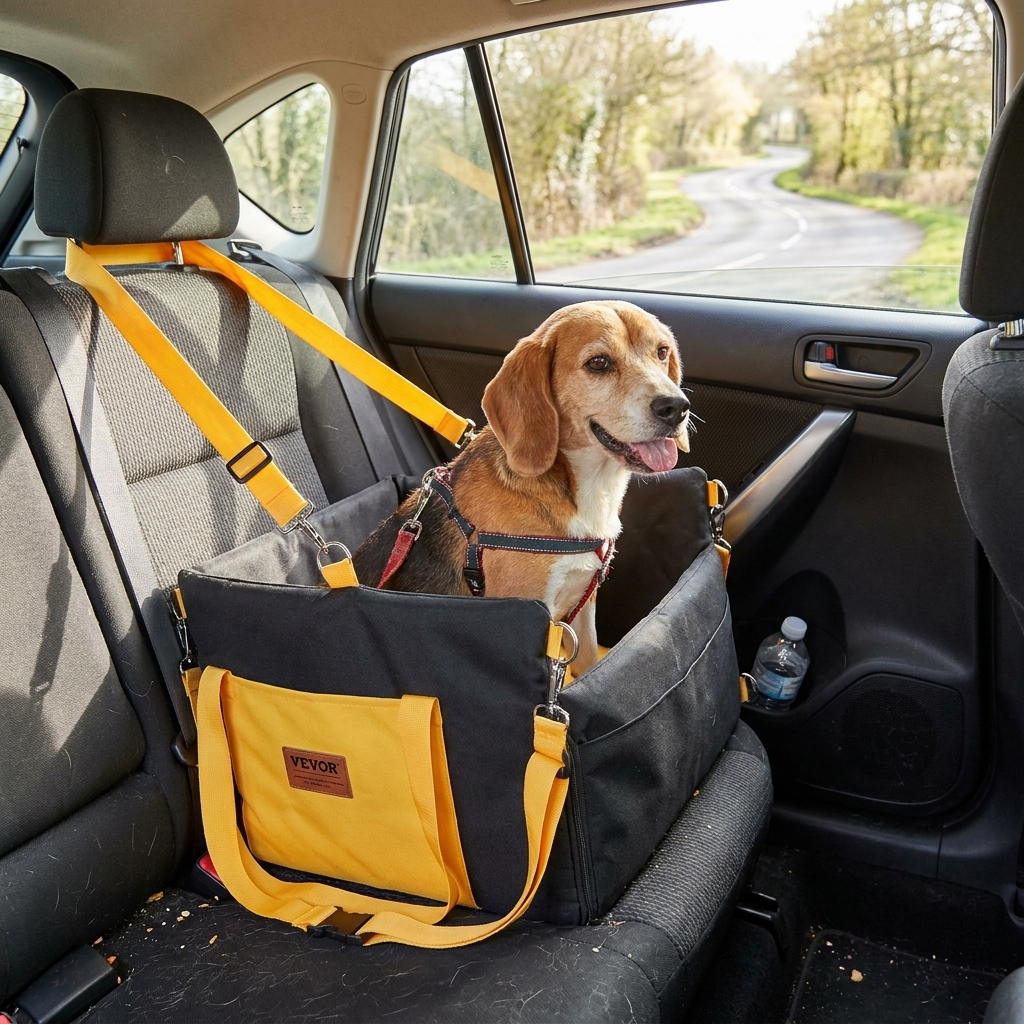 Dog Booster Car Seat, Small, Black