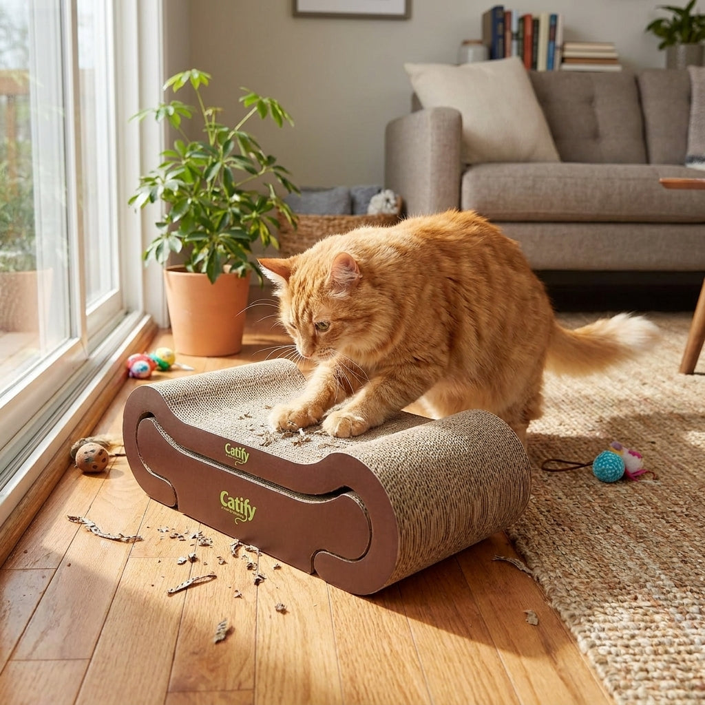 Miroken Catify Heavy-Duty Cat Scratcher Lounger