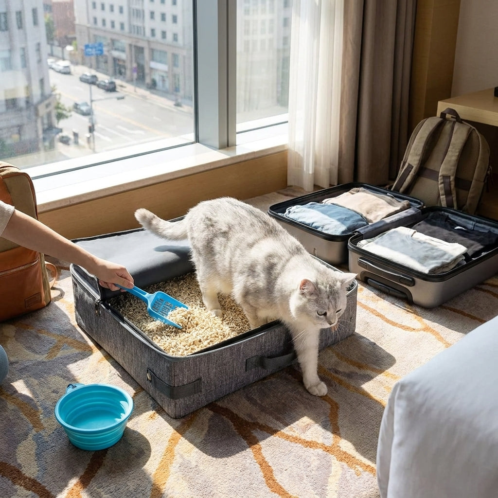 Miroken Portable Travel Cat Litter Box