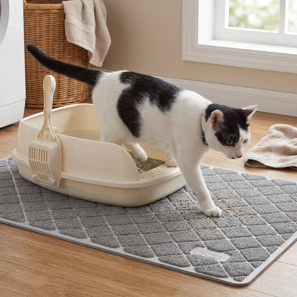 Miroken Premium Non-Slip Cat Litter Mat