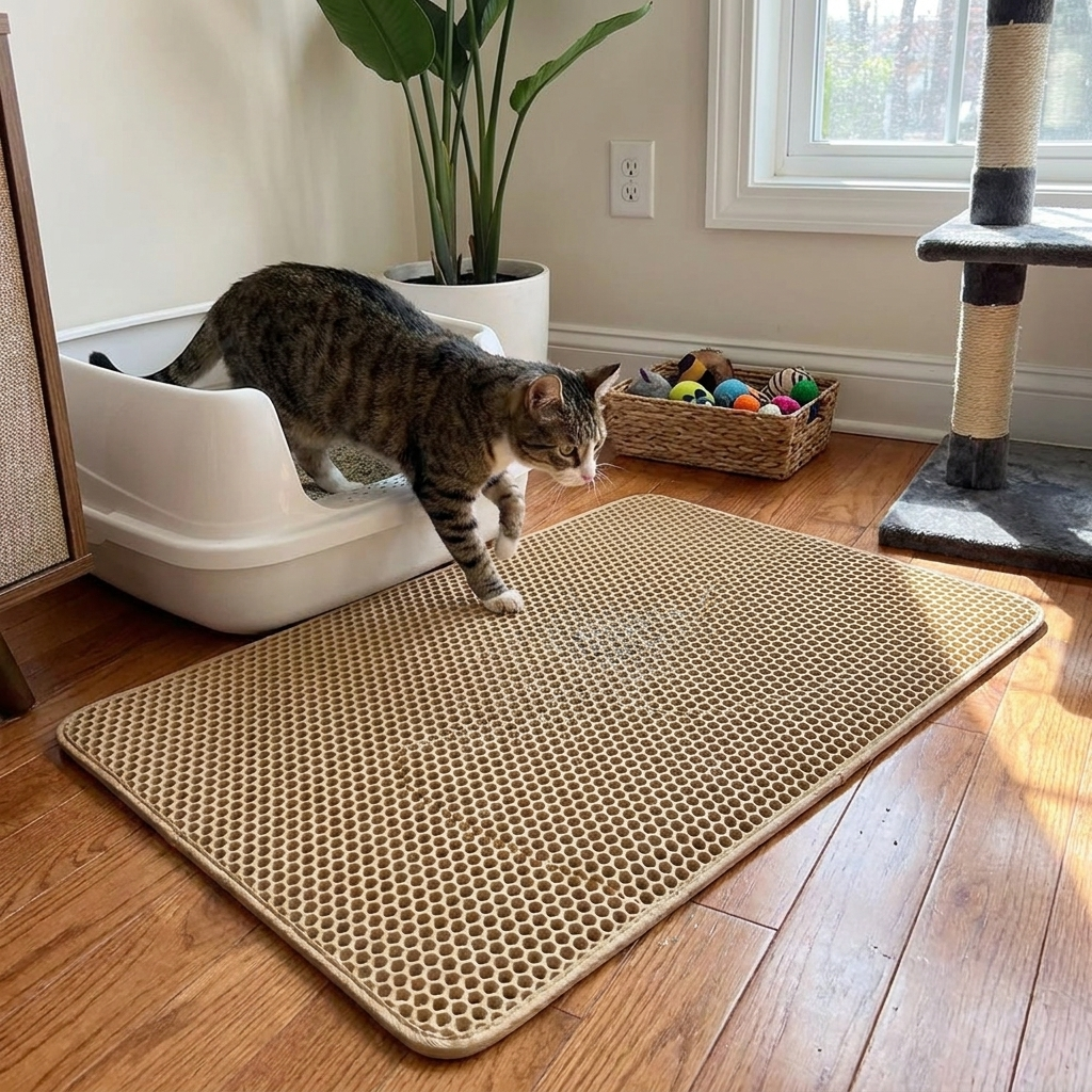 Miroken Double-Layer EVA Cat Litter Mat