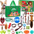 Dog Advent Calendar 2026 - 24 Toys, Collar, Leash and Treat Pouch