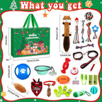 Dog Advent Calendar 2026 - 24 Toys, Collar, Leash and Treat Pouch