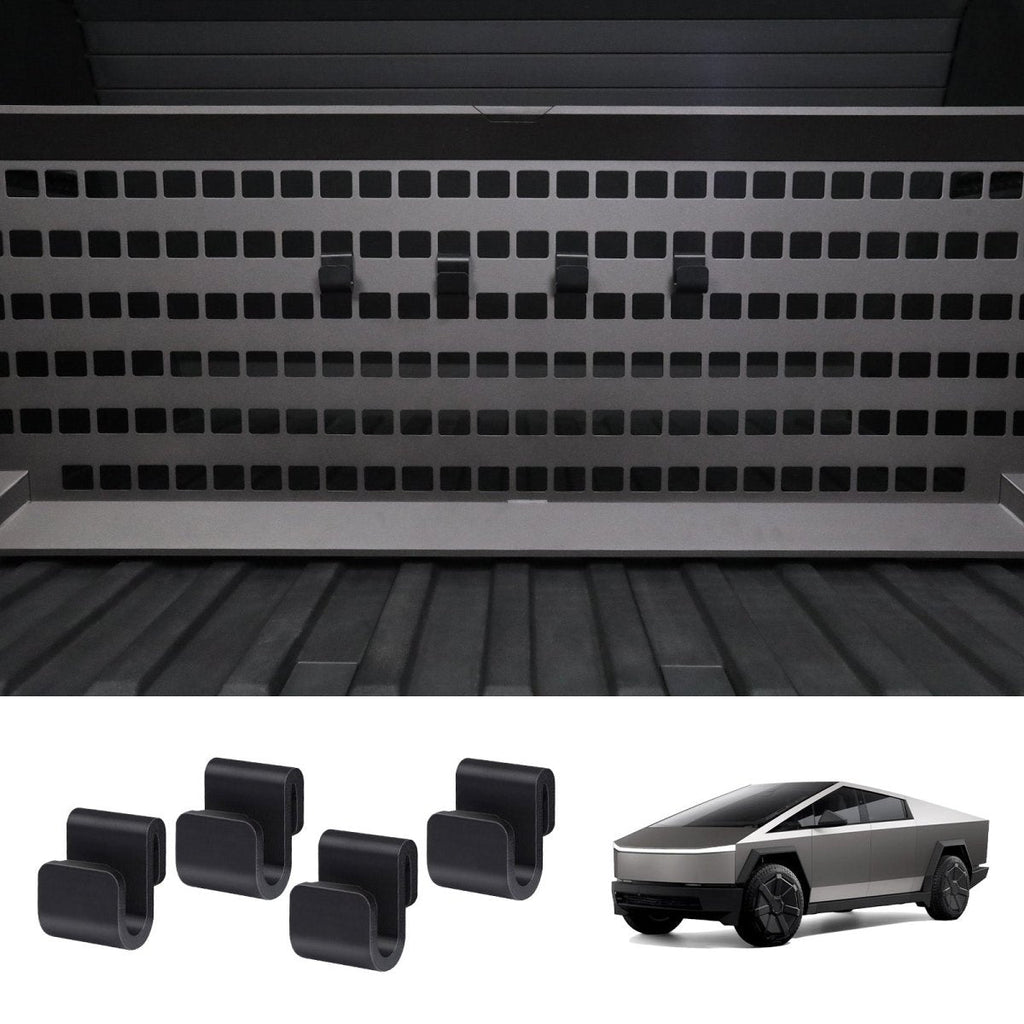 Hooks for MOLLE Panels & Vault Cargo Divider for Cybertruck