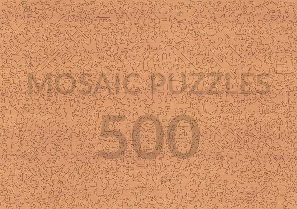 Wooden Christmas Puzzle - Unique Puzzle Pieces for Adults and Families