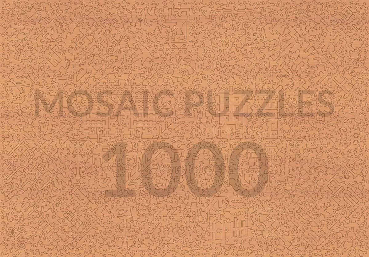 Wooden Christmas Puzzle - Unique Puzzle Pieces for Adults and Families