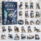 Husky Advent Calendar 2026 - 24 Acrylic Husky Hangers