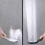 High-Pressure Filtered Shower Head with Turbo Boost and 3 Spray Modes