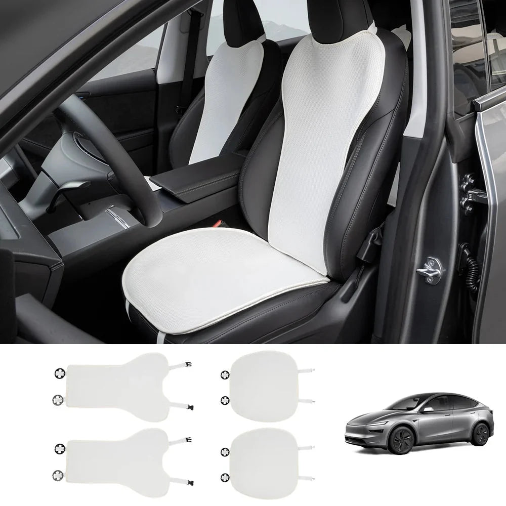 Ice Silk Breathable Air Mesh Seat Cushion for Tesla Model Y Juniper 2025+