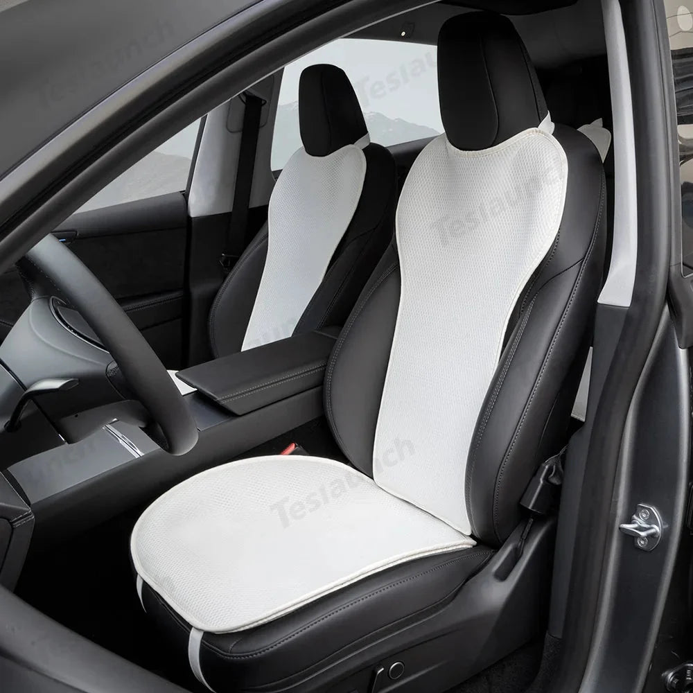Ice Silk Breathable Air Mesh Seat Cushion for Tesla Model Y Juniper 2025+