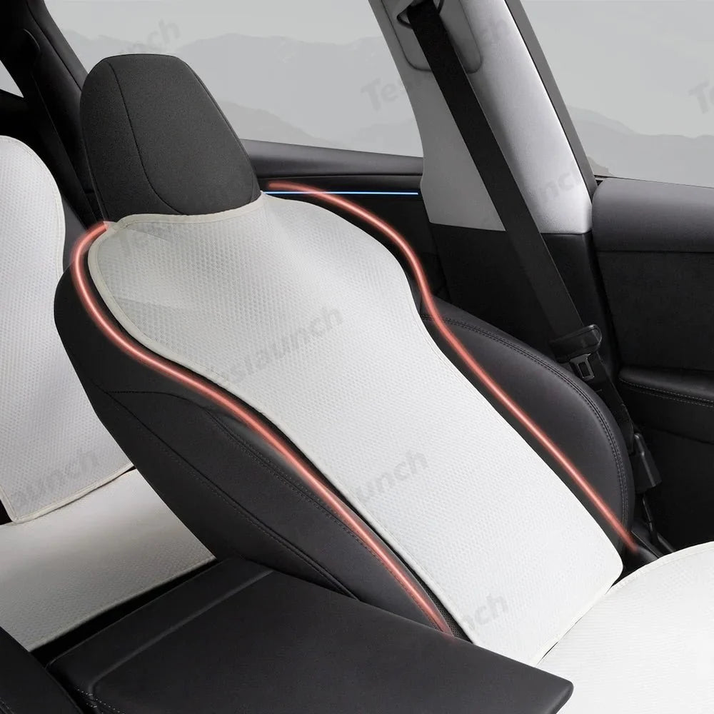 Ice Silk Breathable Air Mesh Seat Cushion for Tesla Model Y Juniper 2025+