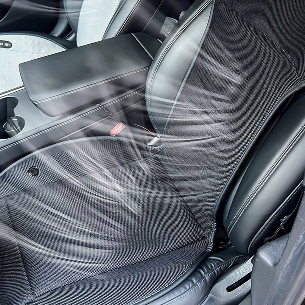 Ice Silk Cooling Ventilated Seat Cushion for Tesla Model 3/Y