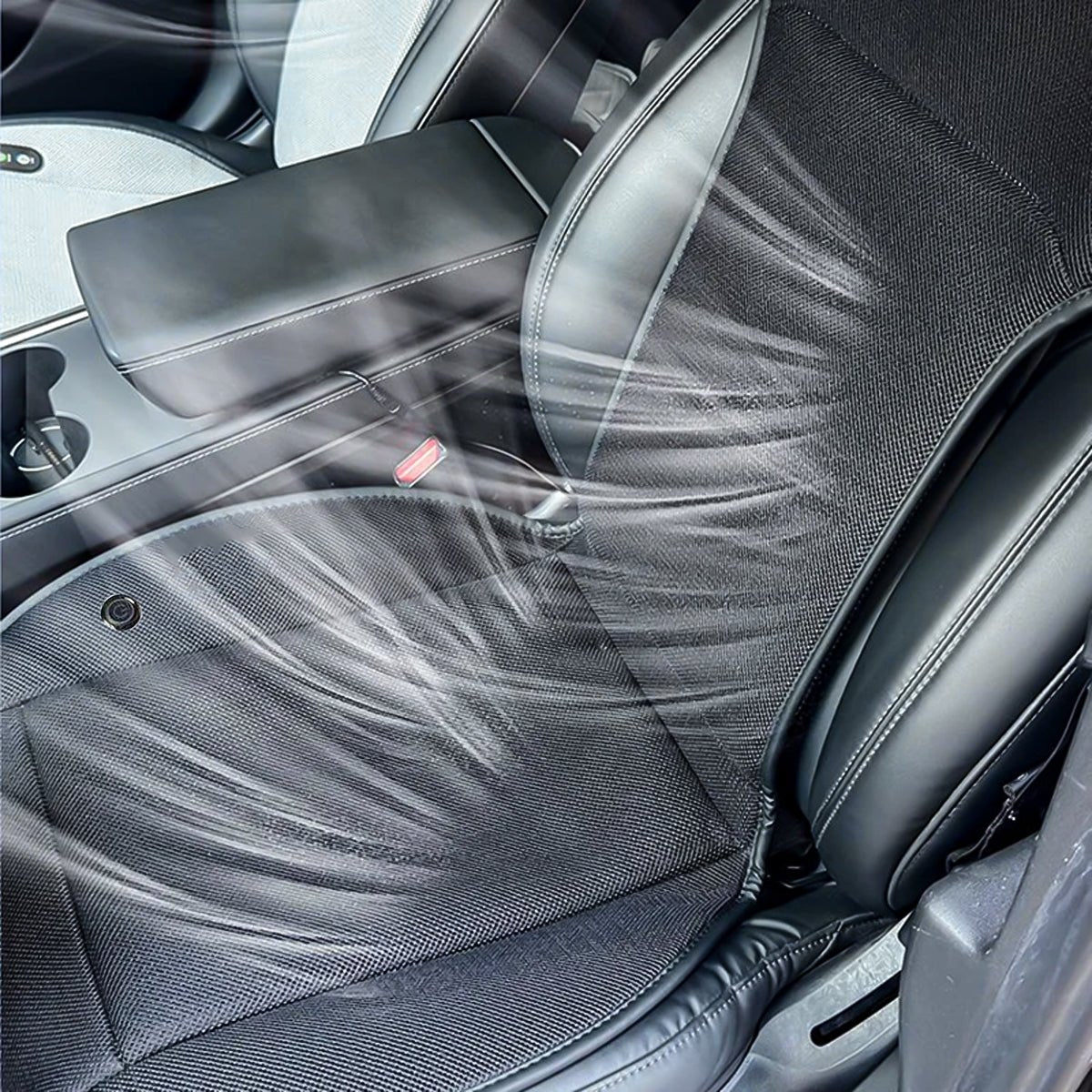 Ice Silk Cooling Ventilated Seat Cushion for Tesla Model 3/Y