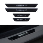 Illuminated Door Sill Protector for Tesla