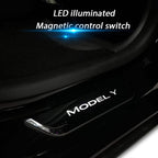Illuminated Door Sill Protector for Tesla