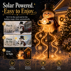 Snowman Magic Fountain-Flowing Snowflake LED Christmas Garden Light❄️