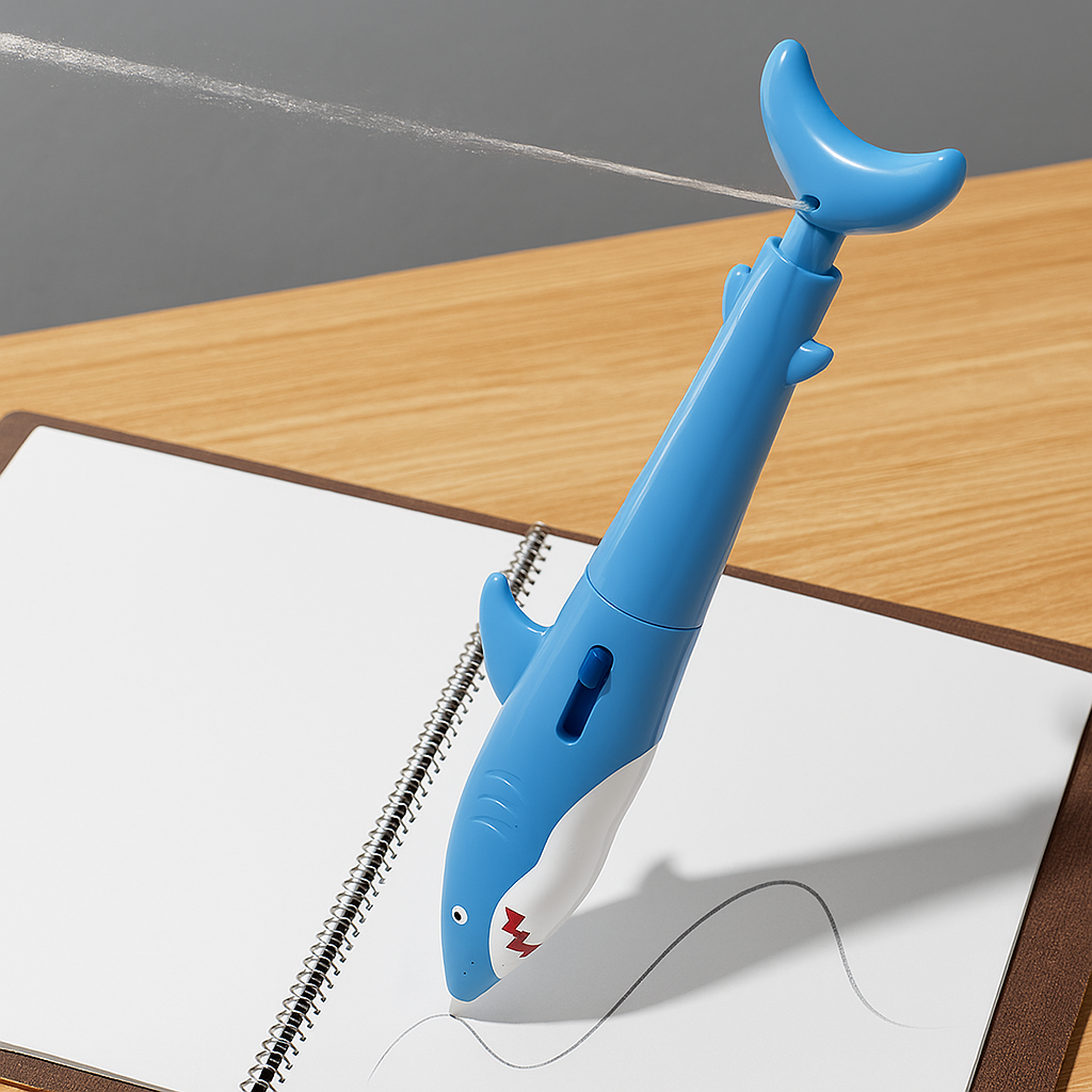 Shark Shape Water Spray Prank Pen