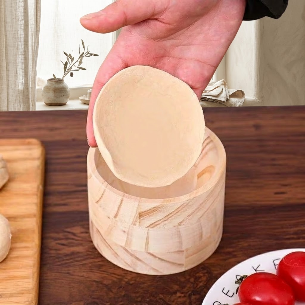 No Mess Dough Shape Wooden Mold