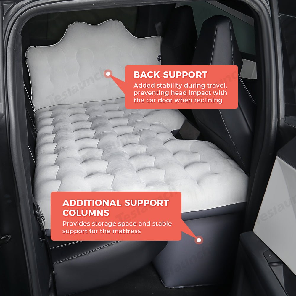 Inflatable Rear Seat Camping Air Mattress for Tesla Cybertruck