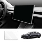 Integrated Tempered Glass Screen Protector with Frame for Tesla Model 3 Highland Standard 2025+