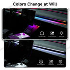 Interior LED Ambient Lights with App Control for Tesla 2024+ Model 3 Highland – Dashboard & Wireless Charging Frame