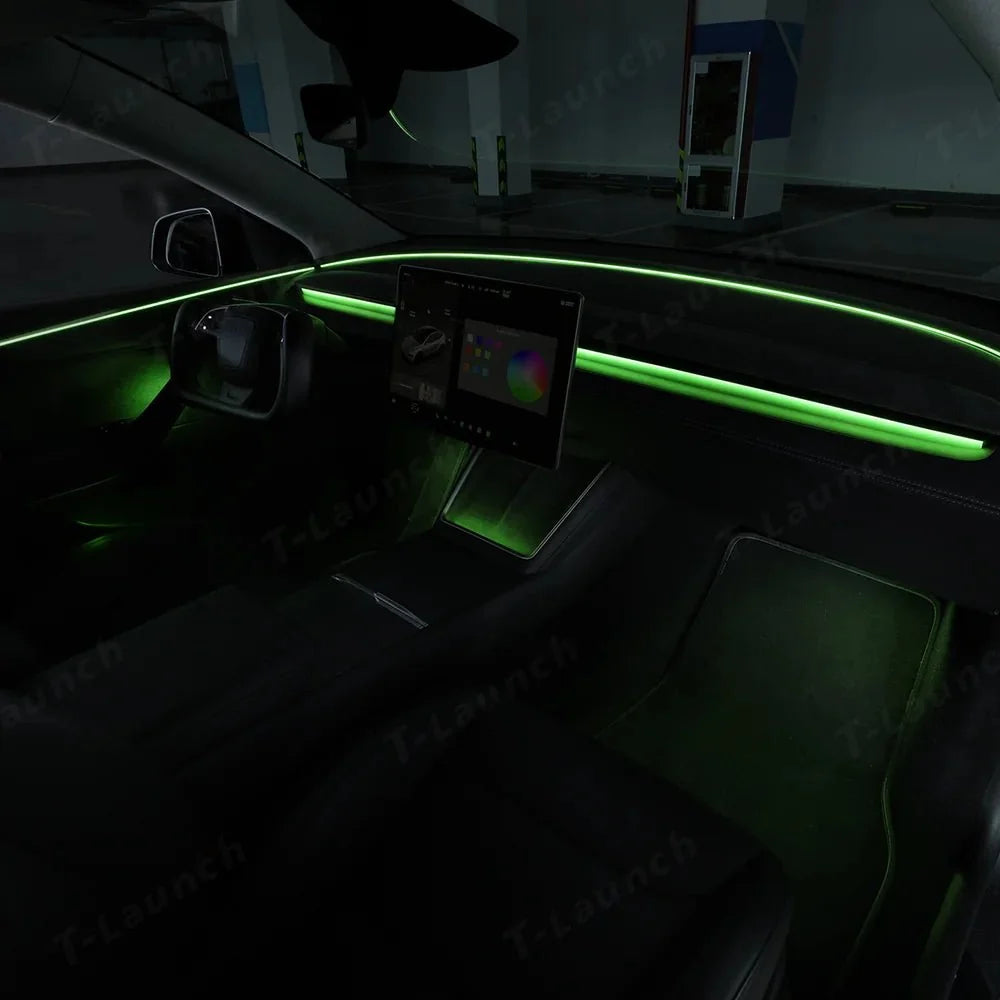 Interior RGB Ambient Lighting Kit for Tesla Model Y Juniper / Model 3 Highland