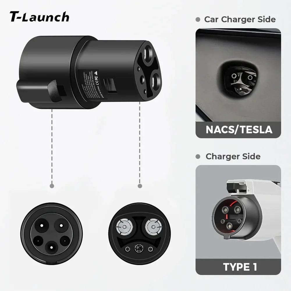 J1772 To Tesla Adapter for Tesla Model 3/Y/S/X/Cybertruck
