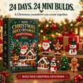 Christmas Building Block Advent Calendar 2026 - 24 Mini Building Block Ornaments