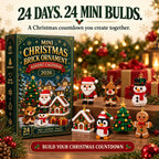 Christmas Building Block Advent Calendar 2026 - 24 Mini Building Block Ornaments