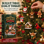 Christmas Building Block Advent Calendar 2026 - 24 Mini Building Block Ornaments