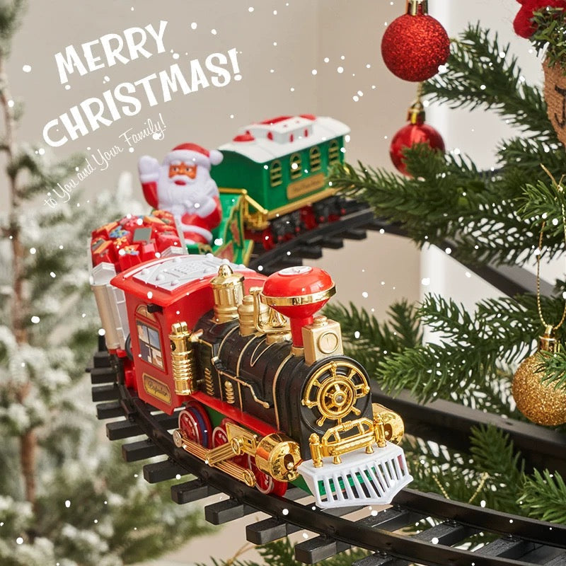 Christmas Tree Train - Electric Christmas Train with Lights and Sound