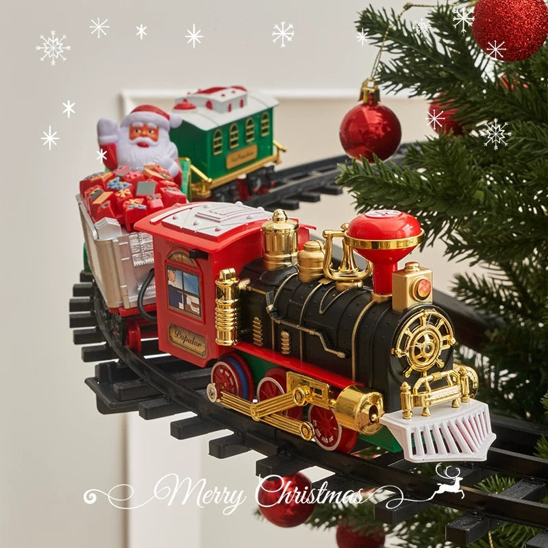 Christmas Tree Train - Electric Christmas Train with Lights and Sound