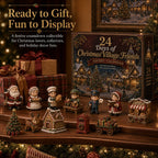 Christmas Village Friends Advent Calendar - 24 Miniatures for Your Own Christmas Village