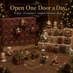 Christmas Village Friends Advent Calendar - 24 Miniatures for Your Own Christmas Village