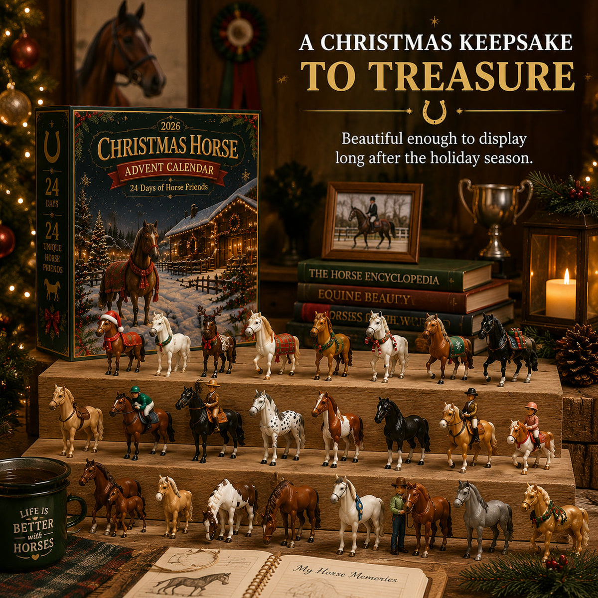 Christmas Horse Advent Calendar 2026 - 24 Horse Friends