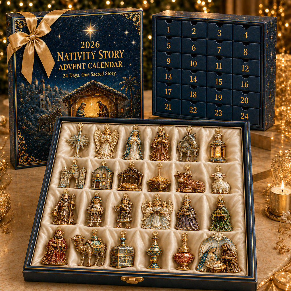 Nativity Advent Calendar 2026 - 24 Christmas Ornaments