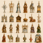 Nativity Advent Calendar 2026 - 24 Christmas Ornaments
