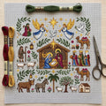 Nativity Cross-Stitch Kit - Christmas Embroidery Kit for Beginners